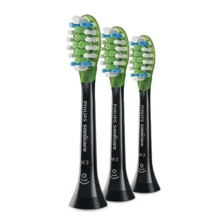 【PHILIPS 飛利浦】Diamond Clean Smart 智能靚白刷頭3入(黑) HX9063/96★80B006